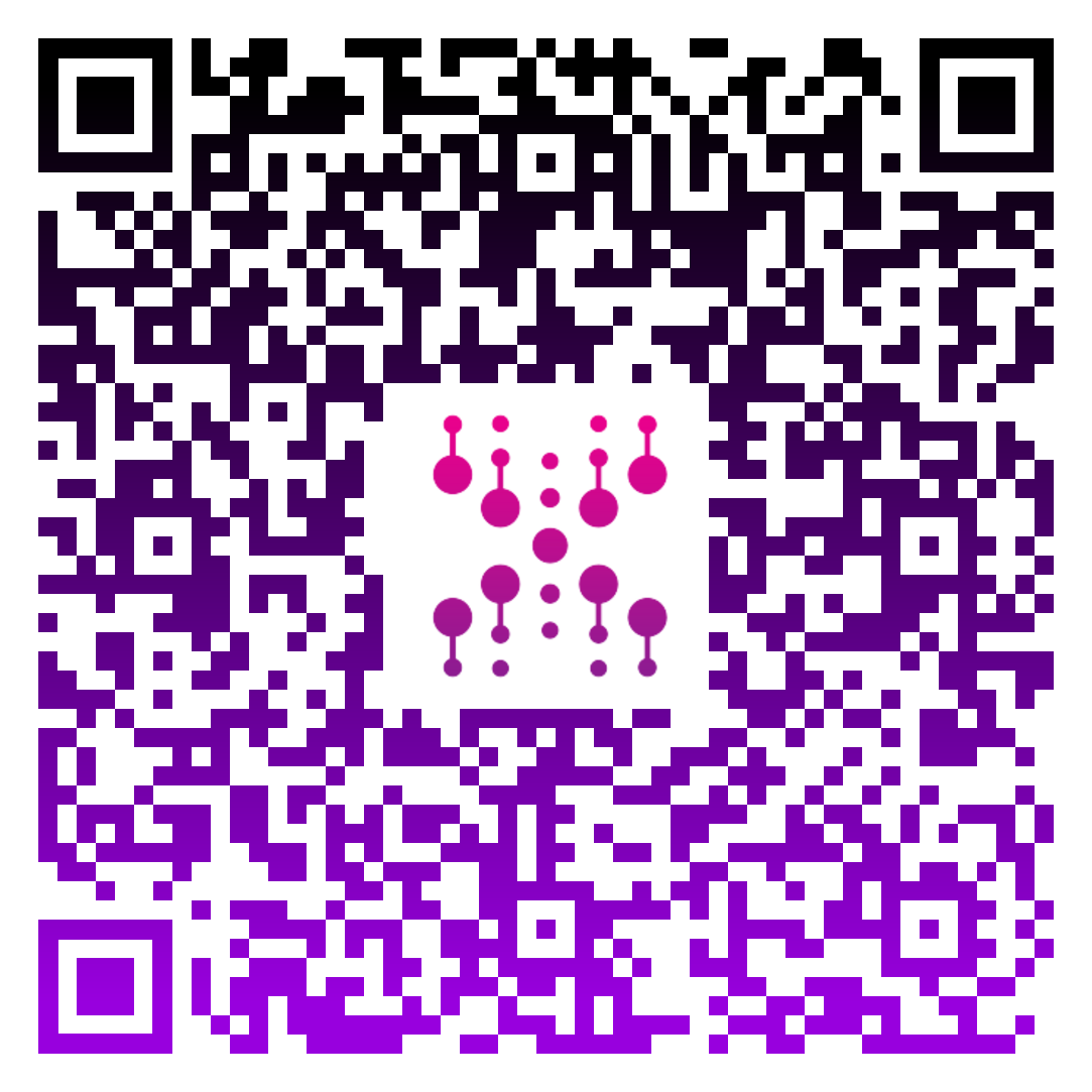QR code with embedded brand logo